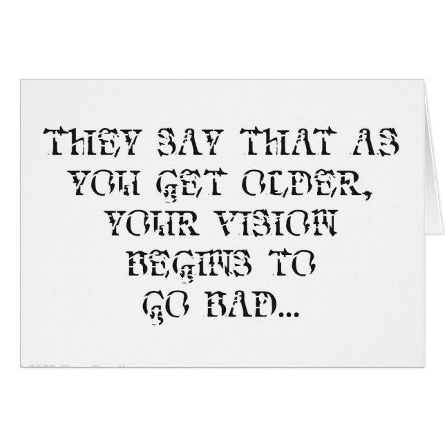 DÅLIGAÖGON 01 HÄLSNINGSKORT (Framsidan Horizontal)