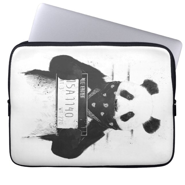 Dåligapanda Laptop Sleeve (Framsidan)