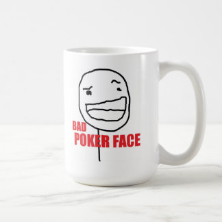 Dåligapokeransikte Kaffemugg