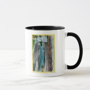 Dåligavatten på den Death Valley Mugg
