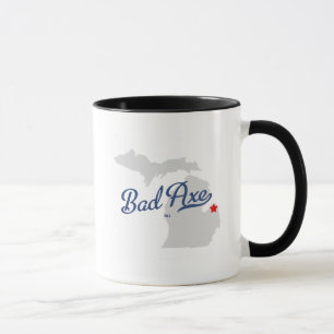 DåligayxaMichigan MI skjorta Mugg