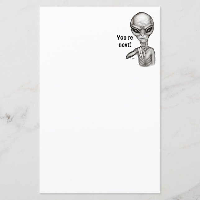Dåligt Alien, du är nästa! (Framsida)