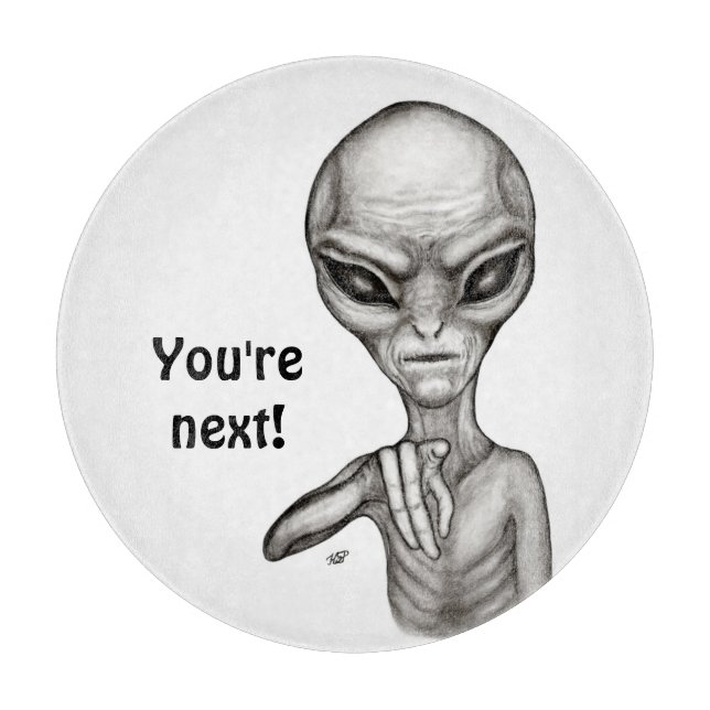 Dåligt Alien, du är nästa! (Framsidan)