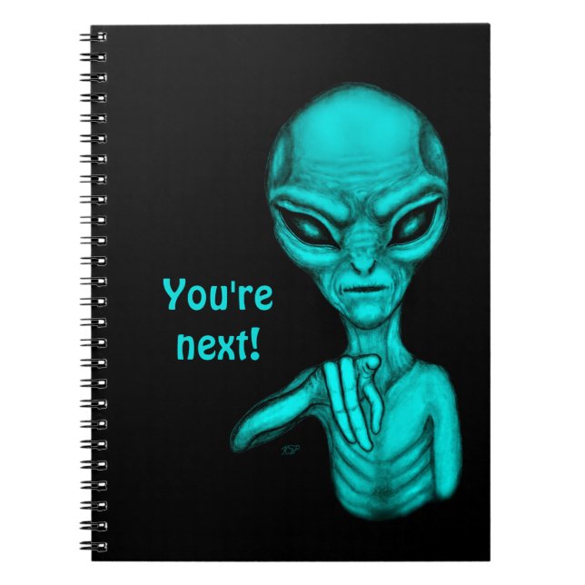 Dåligt Alien, du är nästa! Anteckningsbok (Framsidan)