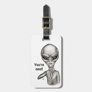Dåligt Alien, du är nästa! Bagagebricka