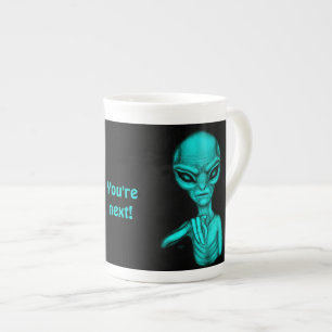 Dåligt Alien, du är nästa! Benporslin Mugg