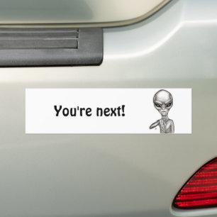 Dåligt Alien, du är nästa! Bildekal