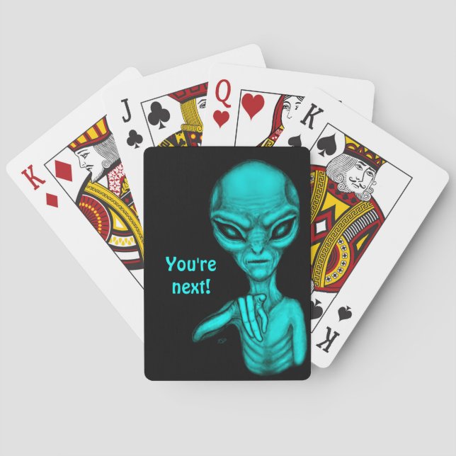 Dåligt Alien, du är nästa! Casinokort (Baksidan)