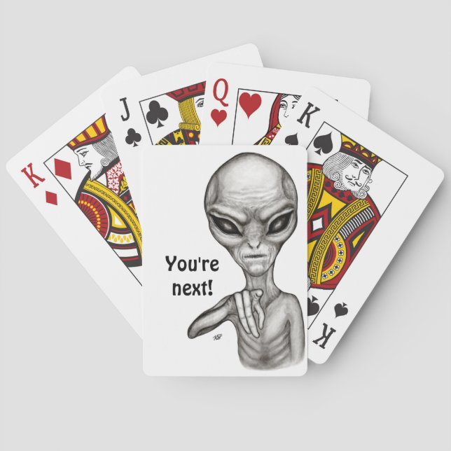 Dåligt Alien, du är nästa! Casinokort (Baksidan)