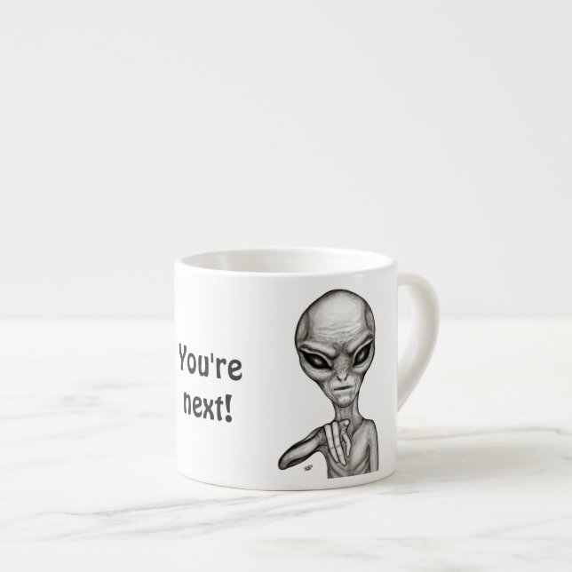 Dåligt Alien, du är nästa! Espressomugg (Framsida höger)