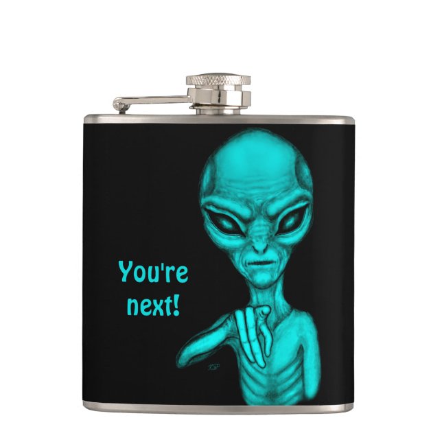 Dåligt Alien, du är nästa! Fickplunta (Framsidan)