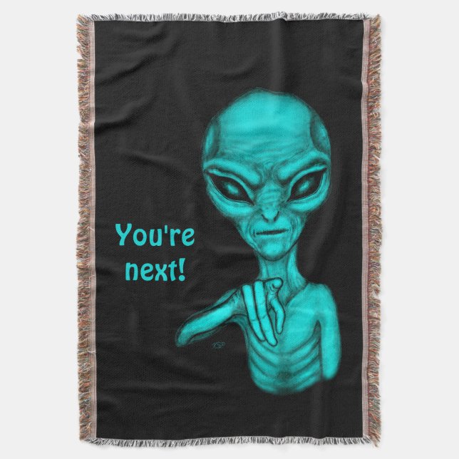 Dåligt Alien, du är nästa! Filt (Framsidan Vertikal)