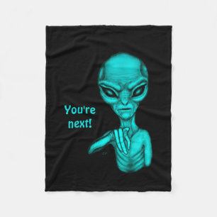 Dåligt Alien, du är nästa! Fleecefilt