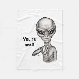 Dåligt Alien, du är nästa! fleecefilt