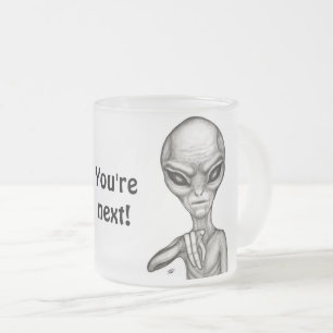 Dåligt Alien, du är nästa! Frostad Glasmugg