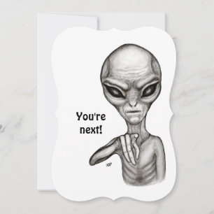 Dåligt Alien, du är nästa! Inbjudan