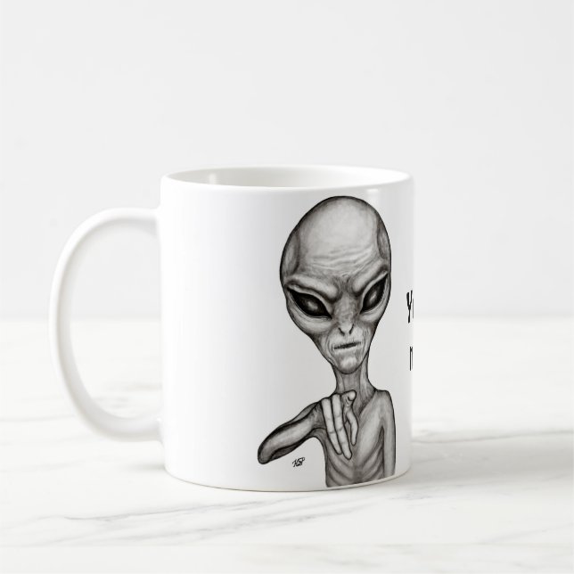 Dåligt Alien, du är nästa! Kaffemugg (Vänster)