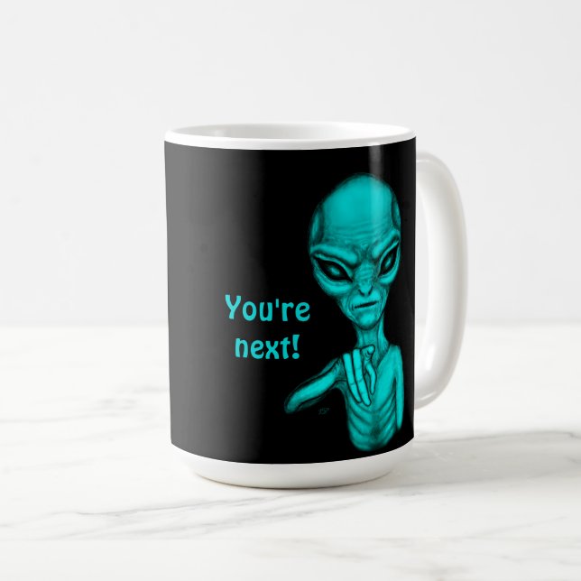 Dåligt Alien, du är nästa! Kaffemugg (Framsida höger)