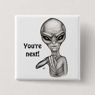 Dåligt Alien, du är nästa! Knapp