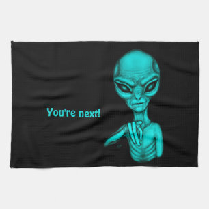 Dåligt Alien, du är nästa! Kökshandduk