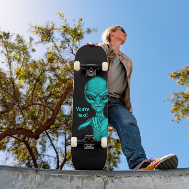 Dåligt Alien, du är nästa! Mini Skateboard Bräda 18,5 Cm (Utomhus 1)