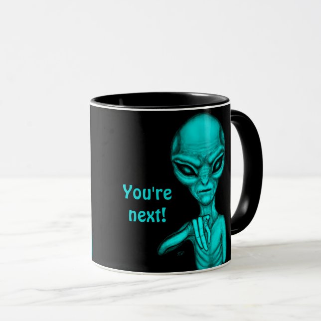 Dåligt Alien, du är nästa! Mugg (Framsida höger)