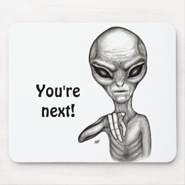 Dåligt Alien, du är nästa! Musmatta (Framsidan)