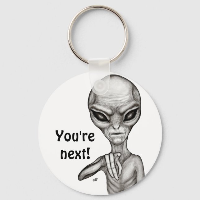 Dåligt Alien, du är nästa! Nyckelring (Framsida)