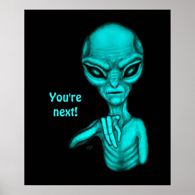 Dåligt Alien, du är nästa! Poster (Framsidan)