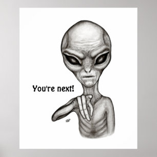 Dåligt Alien, du är nästa! Poster