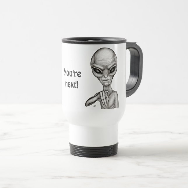 Dåligt Alien, du är nästa! Resemugg (Framsida höger)