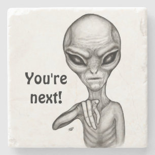Dåligt Alien, du är nästa! Stenunderlägg