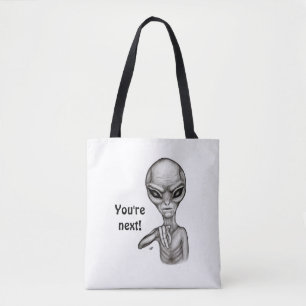 Dåligt Alien, du är nästa! Tygkasse