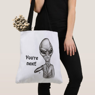 Dåligt Alien, du är nästa! Tygkasse