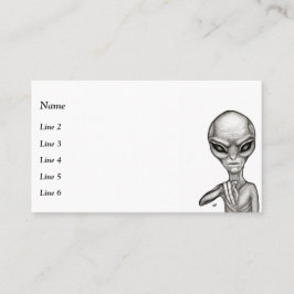 Dåligt Alien, du är nästa! Visitkort