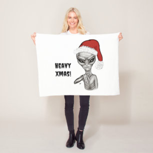 Dåligt Alien, tungt Julafton! Fleecefilt