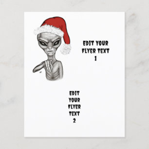 Dåligt Alien, tungt Julafton! Flygblad