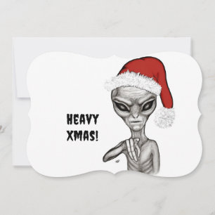 Dåligt Alien, tungt Julafton! Julkort