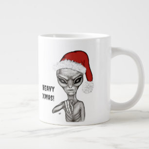 Dåligt Alien, tungt Julafton! Jumbo Mugg