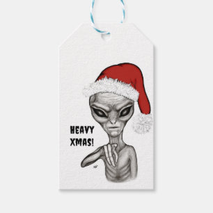 Dåligt Alien, tungt Julafton! Presentetikett