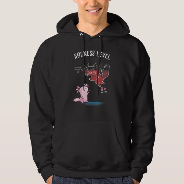 Dåligt amfibiskt diagram Axolotl Diagram Diagram Hoodie (Framsida)