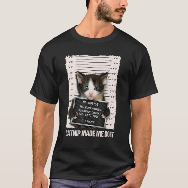 Dåligt Cat-fängelse.. -... T Shirt (Framsida)