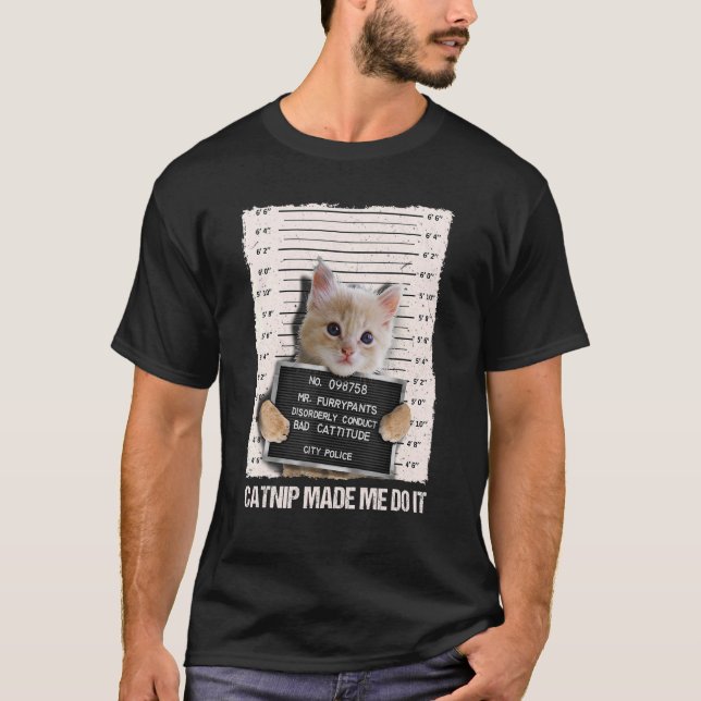Dåligt Cat-fängelse.. -... T Shirt (Framsida)
