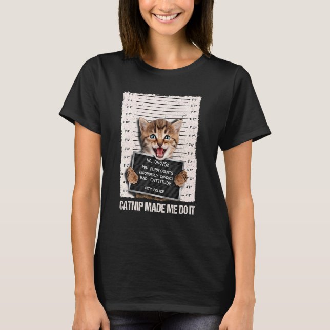 Dåligt Cat-fängelse.. -... T Shirt (Framsida)