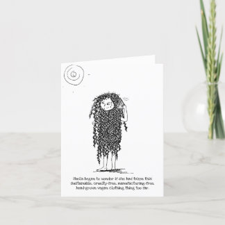 Dåligt Clothing Choices Card Tack Kort