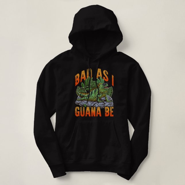 Dåligt eftersom jag är Vacation Beach Iguana Lizar T Shirt (Design framsida)