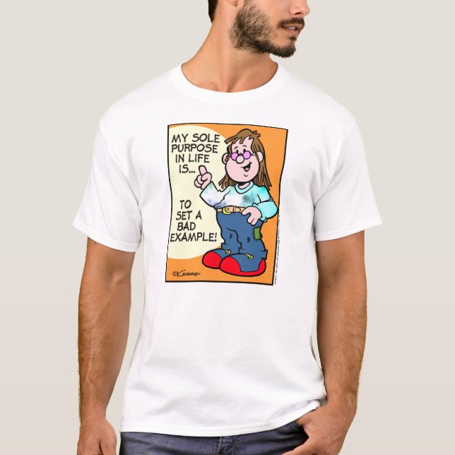 Dåligt exempel t-shirt (Framsida)