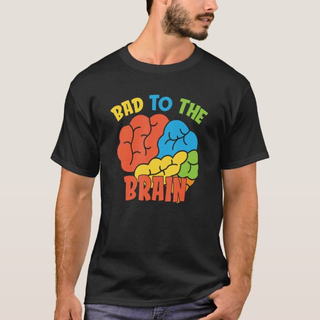 Dåligt för psykologen Psykolog vid hjärnterapi T Shirt (Framsida)