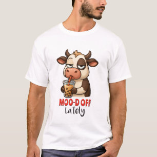 Dåligt humör på sistone – Rolig ko-humor T Shirt