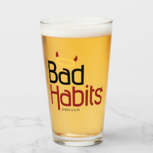 Dåligt livsmiljöer Denver Classic Pint Glass (Färg Glaskopp